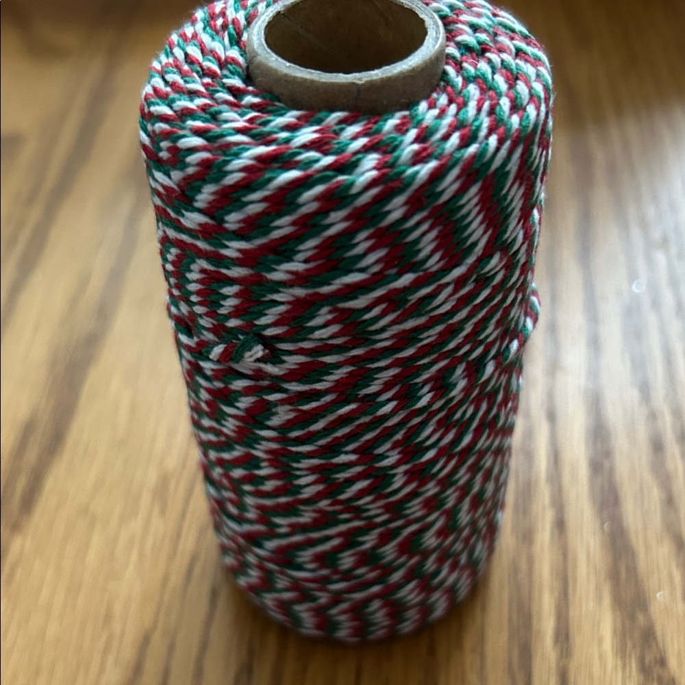 Red and Green Twine Spool